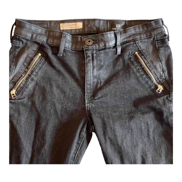 AG Adriano Goldschmied Women'sWillow Extreme Skinny Legging Jeans Black Size 29R - Picture 9 of 16
